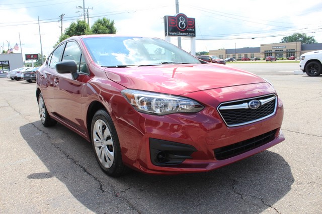 Red 2019 Subaru Impreza Sedan  Automatic