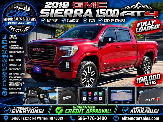 2019 GMC SIERRA 1500 AT4